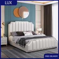 CAI FULTON King Size Queen Size with Storage Faux Leather Bed Frame