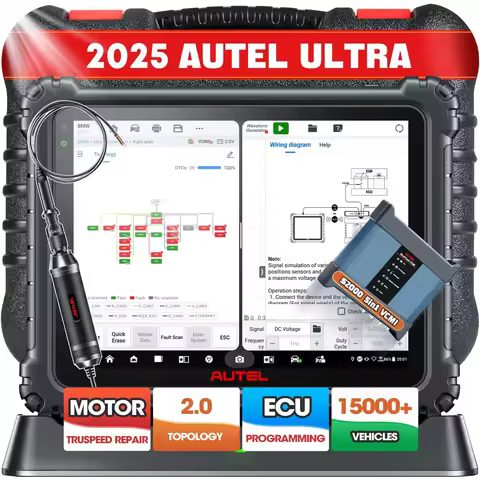 Autel MaxiCom Ultra Lite Scanner: 2 Years Free Update Same as MaxiSys Ultra Motor TruSpeed Repair To