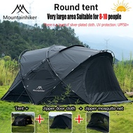 MOUNTAINHIKER dome tent camping tent with zipper door cloth screen camping dome tent set