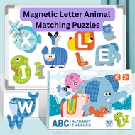 Jumbo Size Magnetic Alphabets Letter Animal Shape Matching Kids ABC Learning