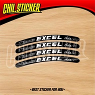 TAKASAGO EXCEL RIM Sticker LIST Excel Rim Sticker Takasago Excel Asia SVEXCEL01