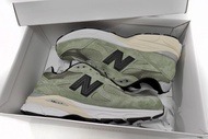 JJJJound x_ New Balance_ 990v3 Olive Co branded casual running shoes, sports shoes, men's and women'