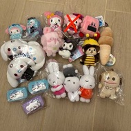 全新 細公仔吊飾 monchhichi 水怪 cinnamoroll 玉桂狗 chiikawa miffy 飛鼠 melody kuromi