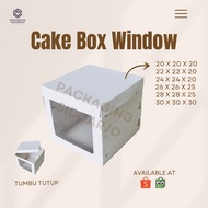 White Window Cake Box Size. 30X30X30/Cake Box Mika Size. 30X30X30/Cake Box Side Mica Size 30 Cake Bo