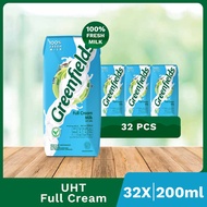 Greenfields Milk UHT Full Cream 200ml isi 32 [Karton]