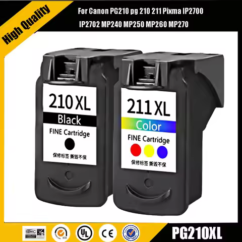 PG210 CL211 Compatible Ink Cartridge for Canon Printer Pixma Cartridge IP2700 IP2702 MP240 MP495 MX3