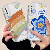 For samsung A50 samsung A50S samsung A30S Rainbow Phone Case Flower Phone Case Anti drop thickened p