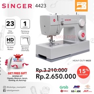 Mesin Jahit SINGER HEAVY DUTY 4423+PROMO Voucher Belanja 400rb!!!