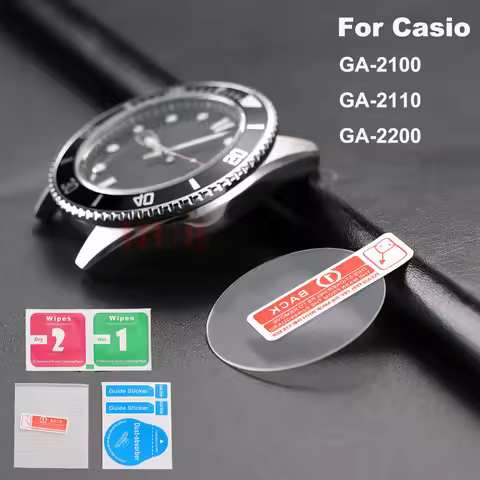 Easy Installation 9H Tempered Glass for Casio GA-2100 GA-2200 GA-B2110 Screen Protector Watch Screen