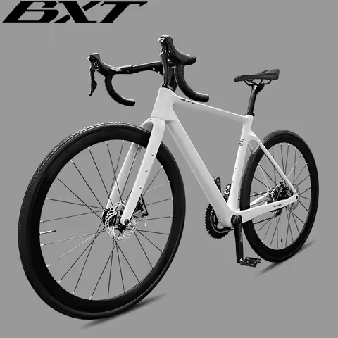 BXT Carbon Gravel Bike 700C/27.5er Fully Hidden Cable Carbon Gravel Bicycle Frame use R7000 Cassette