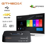 GTMEDIA ตัวแปลง HDTV X1แอนดรอยด์11กล่องทีวี Amlogic S905Y4-B 2GB RAM + 32GB รอมในตัว5.0 BT รองรับ AT