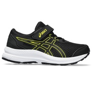 ASICS :  CONTEND 8 PS KIDS RUNNING เด็ก รองเท้าวิ่ง ของแท้  BLACK/BRIGHT YELLOW