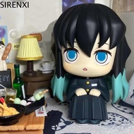 SIRENXI Anime Peripheral Demon Slayer Figures PVC Doll Q Version Tomioka Giyuu Figures Children Gift