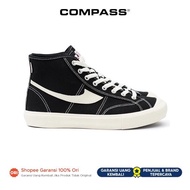 [Original 100%] Gazelle Hi Black WhiteCOMPASS BW/