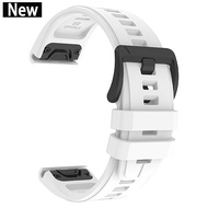 Silicone 26mm 22mm Watch Strap For Garmin Fenix 8 47mm 51mm E 7 7X 6 6X 5 5X/Tactix 8 7 Pro Bravo De