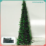 Amagogo Artificial Christmas Tree Office Home Folding Artificial Pencil Christmas Tree Decoration (4
