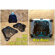 Tapak Top Box Aluminum Alloy Box Base Monorack 28L 32L 36L 45L 55L 65L Steel Plate Accessories Motor ADV160 Vario ADV