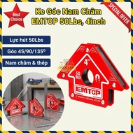 EMTOP Magnetic Corner - 50Lbs Suction - 45/90/135 Degree Angle