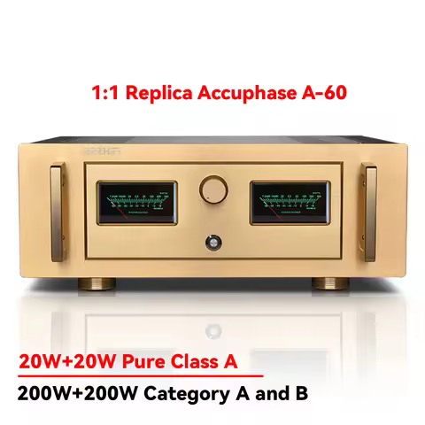 BREEZE 1:1 Replica Accuphase A-60 Pure Class A Professional Power Amplifier Hifi Fever Audio Pure Po