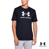 Under Armour UA Mens Sportstyle Logo Short Sleeve อันเดอร์ อาร์เมอร์ เสื้อยืดแขนสั้น Big Logo ผู้ชาย