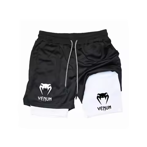 2026 Summer Sports Shorts 2-in-1 Gym Running Shorts Slow Running Casual Sportswear Fitness Double La