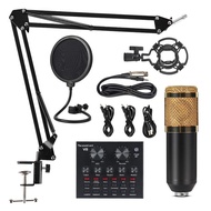 V8X Condenser Microphone Sound Card Mixer V9X PRO Live Broadcast Recording Set Mic Phone K Song Comp