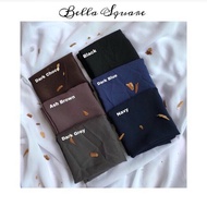 COD] Hijab Bella Square Pollycotton/ Hijab Nyaman/Hijab Segiempat Polos/ Jilbab Polos/ Jilbab Instan