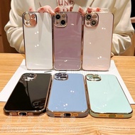 Casing HONOR 90 Lite 70 X9A X9B X8A X8B X7A X7B X6A 4G 5G Solid Color Plating Protect Camera Soft Ca