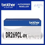 Genuine Brother DR269CL 4PK DRUM UNIT (BK/C/M/Y) COMPATIBLE BROTHER HL-L3240CDW, HL-L3280CDW, DCP-L3