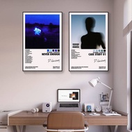 Daniel Caesar Canadian R&B Soul Canvas Poster Frameless Wall Art Bedroom Living Room Decor