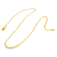 Top Cash Jewellery 916 Gold Button Anklet
