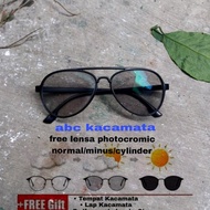 Choice - Aviator Glasses Photochromic Lens Normal/Minus/Cylinder