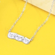 白爛貓卡片銀飾系列-LanLanCat友情萬歲純銀項鍊