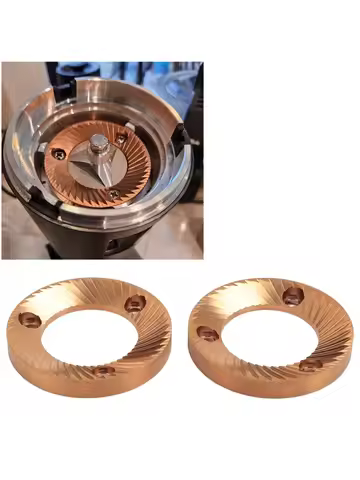 Coffee Grinder Flat Burr 64mm Titanium Plated Multi Purpose Flat Burr for DF64 DF64P DF64E DF64V for