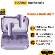 Realme Buds Air 7 52dB Active Noise Cancelling True Wireless Earphone 52 Hour Battery LHDC 5.0 TWS E