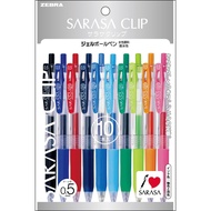 Zebra Sarasa Clip Gel Ballpoint Pen 05 10 Colors P-JJ15-10C Direct from Japan