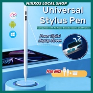 NIXXOS Universal Stylus Pen For IOS Android Windows Harmony Touch Screen Pen with Power Display Acti