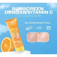 Emina Sunscreen Sun Battle SPF 35 Amino Vit C - Emina Sunscreen