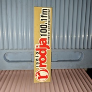 Cutting sficker rodja 100.1 fm size 20 cm scoutlite material