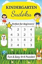 Kindergarten Sudoku: Sudoku for Kindergarten | Perfect For Beginners | Fun and Easy 4x4 Puzzles | Ag