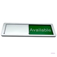CON In Use or Available Sign for Home Office Hotles Hospital Restroom Vacant Occupied Magnetic Slide