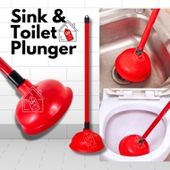 LH Sink & Toilet Plunger Pump Tandas Tersumbat Pam Tandas Toilet Pump Unclog Sink Clog Remover Tool