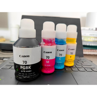 Canon Original GI-70 Bottle Ink Black Cyan Magenta Yellow GI70 GI 70 for GM2070 G5070 G6070 GM4070