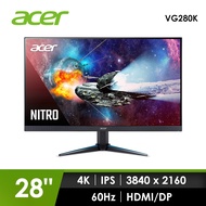 (展示品)宏碁 ACER 28型 Nitro IPS 4K HDR 液晶顯示器 VG280K