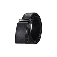 Belt men's business suit belt large size stylish belt men's leather men's belt stepless adjustment hole no casual (B%Gangnam%120)