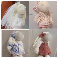 NO DOLL) 31cm Soothing Rabbit Shy Rabbit DOLL Lolita Dress Clothes Rabbit DOLL Baby Clothes Plush To