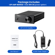 CFGYU AIYIMA เครื่องขยายเสียง A07สเตอริโอเครื่องขยายเสียง A07 TPA3255เครื่องขยายเสียง HiFi แอมป์300W