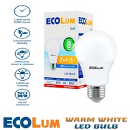 WARM WHITE LED BULB ECOLUM LED BULB E27 BULB DAYLIGHT ECOLUM BULB