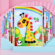 Kid 3D EVA DIY craft/sticker puzzle/birthday goodies/kids art and craft/kindergarten activity