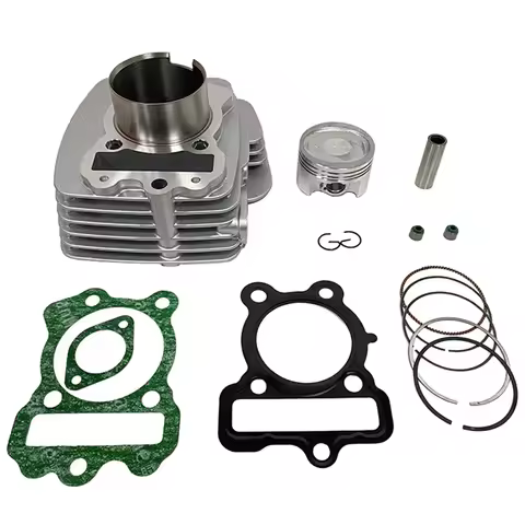 Motorcycle Engine Cylinder Piston Kit Repair Set 56Mm For BAJAJ Boxer150 Discover 125G Bm150 CT150